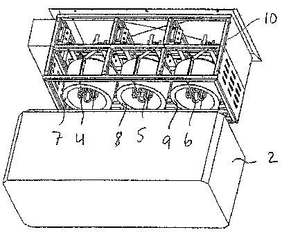 A single figure which represents the drawing illustrating the invention.